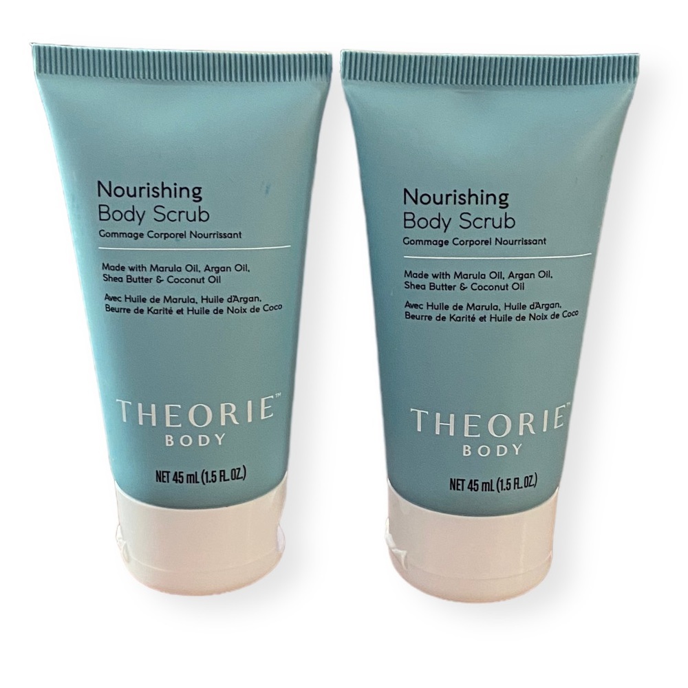 ⚫️ x2 THEORIE Nourishing Body Scrub Bundle 45 ml each New